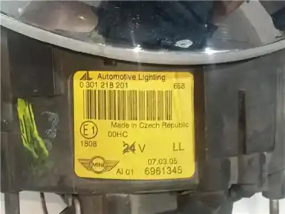 Peça sobressalente para automóvel em segunda mão farol / farolim esquerdo por mini mini (r50,r53) 1.6 16v cat 116 cv / 85 kw referências oem iam 0301218201  