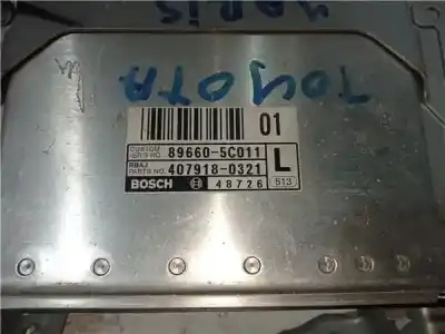 Peça sobressalente para automóvel em segunda mão centralina da bomba de injeção por toyota yaris (ksp9/scp9/nlp9) 1.4 turbodiesel cat referências oem iam 0281011649  