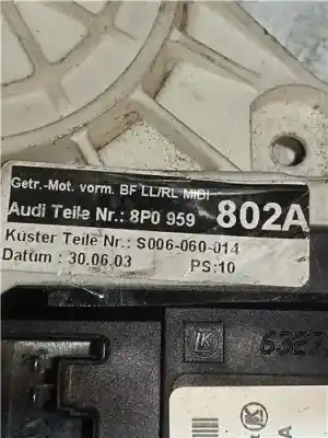 Second-hand car spare part right front window motor for audi a3 (8p1) 2.0 tdi 16v oem iam references 8p0959802a  