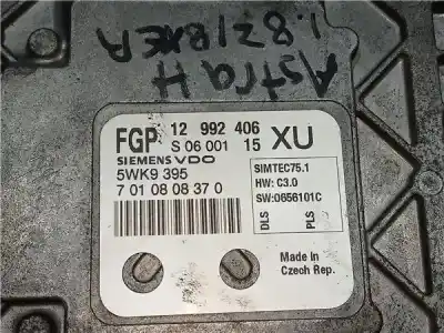 Автозапчастина б/у блок управління насосом трикального насоса для opel astra h gtc (a04) 1.8 (l08) посилання на oem iam 12992406  