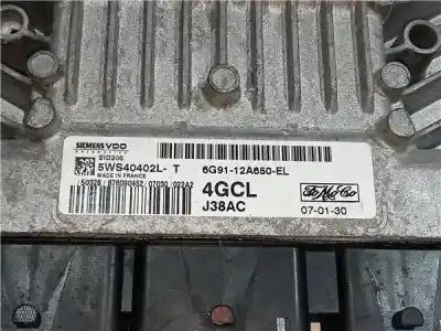 Peça sobressalente para automóvel em segunda mão centralina da bomba de injeção por ford s-max (ca1) 2.0 tdci cat referências oem iam 5ws40402lt sid206  