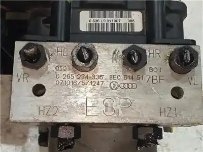 Peça sobressalente para automóvel em segunda mão abs por audi a4 berlina (8e) 2.0 tdi 16v (103kw) referências oem iam 0265950474  