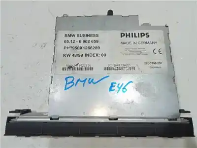 Peça sobressalente para automóvel em segunda mão sistema de áudio / rádio cd por bmw serie 3 berlina (e46) 2.2 24v cat referências oem iam 6512 6902659  