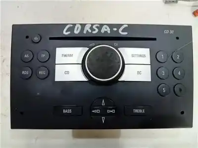Second-hand car spare part AUDIO SYSTEM / RADIO CD for OPEL CORSA C (X01)  OEM IAM references 7644222311  
