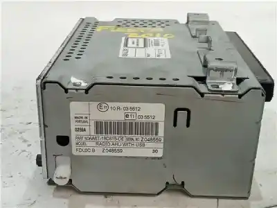 Pezzo di ricambio per auto di seconda mano impianto audio / radio cd per ford fiesta (cb1) (2008->) 1.6 sport [1.6 ltr. - 66 kw tdci cat] riferimenti oem iam 10r035512  