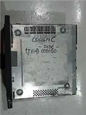 Pezzo di ricambio per auto di seconda mano impianto audio / radio cd per opel corsa c (x01) 1.7 dti (f08 f68) riferimenti oem iam 7644222311  