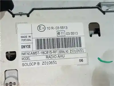Pezzo di ricambio per auto di seconda mano impianto audio / radio cd per ford c-max (cb7) (2010->) 2.0 titanium [2.0 ltr. - 103 kw tdci cat] riferimenti oem iam am5t18c815rf  