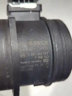 Second-hand car spare part flowmeter for bmw 1 (e87) 116 d oem iam references 0281002567  