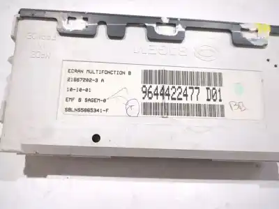 Peça sobressalente para automóvel em segunda mão display gps / multimídia por citroen c5 i (dc_) 2.2 hdi (dc4hxb, dc4hxe) referências oem iam 9644422477  