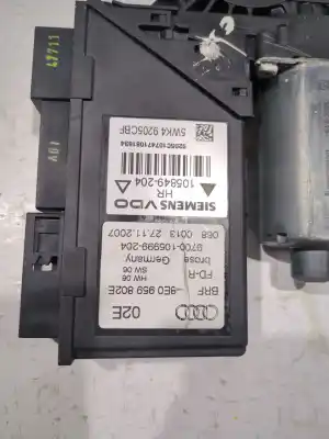 Second-hand car spare part rear right window regulator for audi a4 b7 avant (8ed) 2.0 tdi oem iam references 0130821766  