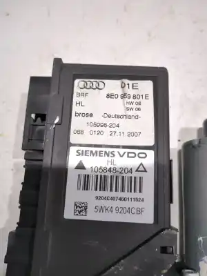 Second-hand car spare part rear left window motor for audi a4 b7 avant (8ed) 2.0 tdi oem iam references 8e0959801e  