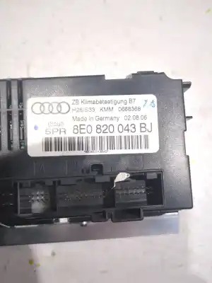 Second-hand car spare part climate control for audi a4 avant (8e) 2.0 tdi oem iam references 8e0820043bj  