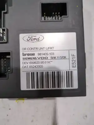 Peça sobressalente para automóvel em segunda mão motor elevador vidro dianteiro esquerdo por ford focus ii sedán (db_, fch, dh) 2.0 tdci referências oem iam 5wk11570k  