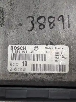 Автозапчастина б/у блок управління насосом трикального насоса для citroen xsara picasso (n68) 2.0 hdi посилання на oem iam 0281010137  
