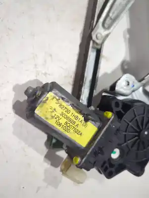 Second-hand car spare part passenger side right window regulator for nissan note ii (e12) (2013->) 1.5 dci oem iam references 3036928a  