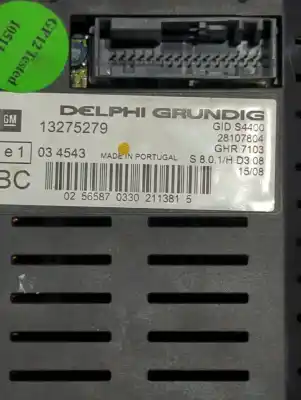 Peça sobressalente para automóvel em segunda mão display gps / multimídia por opel corsa d (s07) 1.3 cdti (l08, l68) referências oem iam 13275279  