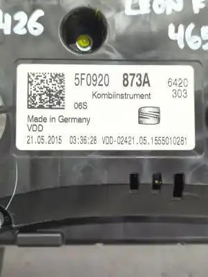 Peça sobressalente para automóvel em segunda mão quadrante por seat leon st (5f8) 2.0 tdi referências oem iam 5f0920873a  