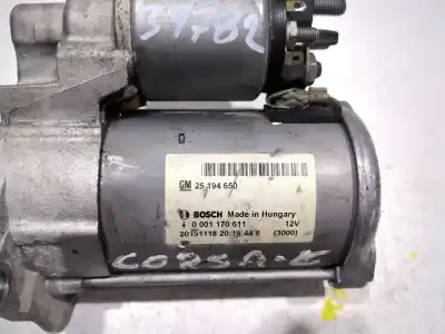 Pezzo di ricambio per auto di seconda mano motorino di avviamento per opel corsa e (x15) 1.4 (08 68) riferimenti oem iam 25194650  