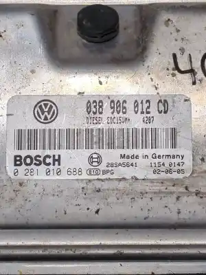 Gebrauchtes Autoersatzteil steuergerät für einspritzanlage zum seat ibiza iii (6l1) 1.9 sdi oem-iam-referenzen 038906012cd  