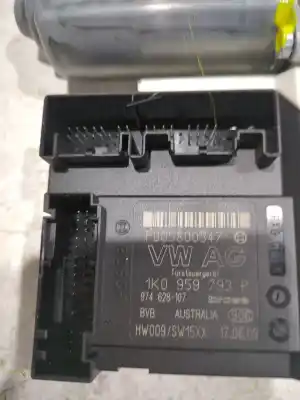 Peça sobressalente para automóvel em segunda mão motor elevador vidro dianteiro esquerdo por seat leon (1p1) 1.4 tsi referências oem iam 1k0959793p  