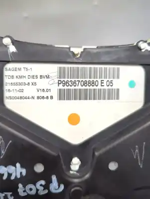 Second-hand car spare part dashboard for peugeot 307 (3a/c) 2.0 hdi 110 oem iam references p9636708880e  