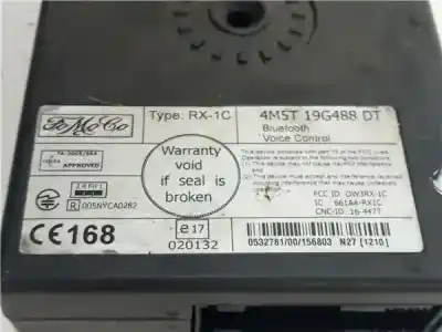 Автозапчастина б/у щит управління телефоном для ford c-max (cb3) 1.8 tdci turbodiesel cat посилання на oem iam 4m5t19g488dt rx1c  