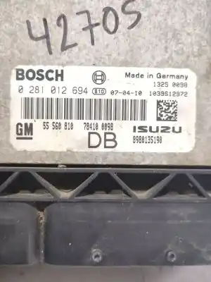 Piesă de schimb auto la mâna a doua unitate de control pompe de injectie pentru opel astra h (a04) 1.7 cdti (l48) referințe oem iam 0281012694  