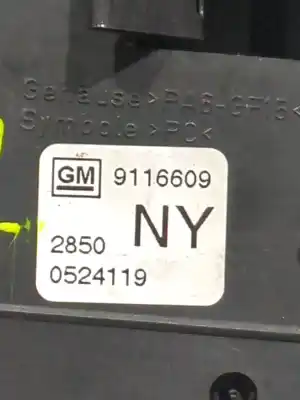 Second-hand car spare part headlights switch for opel corsa c (x01) 1.7 dti (f08 f68) oem iam references 9116609  