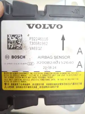 Peça sobressalente para automóvel em segunda mão centralina de airbag por volvo xc40 (536) d3 referências oem iam 0285014640  