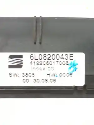 Gebrauchtes Autoersatzteil klimakontrolle zum seat ibiza iii (6l1) 1.2 oem-iam-referenzen 6l0820043e  