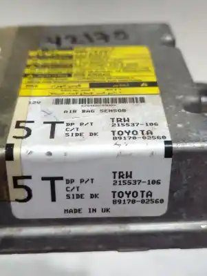 Peça sobressalente para automóvel em segunda mão centralina de airbag por toyota auris (_e15_) 2.0 d-4d (ade150_) referências oem iam 8917002560  