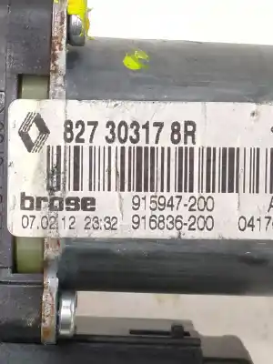 Second-hand car spare part rear right window motor for renault scénic iii (jz0/1_) 1.6 dci (jz00, jz12) oem iam references 910836200 0130822516  