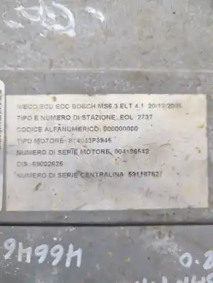 Pezzo di ricambio per auto di seconda mano centralina motore per santana ps10/anibal 2.8 d 4x4 riferimenti oem iam 0281001537  