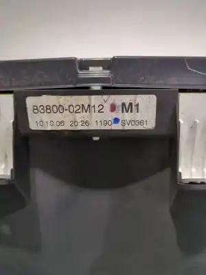 Peça sobressalente para automóvel em segunda mão quadrante por toyota auris (_e15_) 2.0 d-4d (ade150_) referências oem iam 8380002m12  