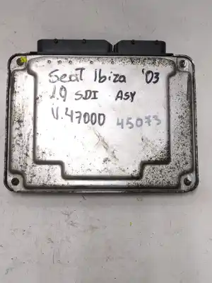 Peça sobressalente para automóvel em segunda mão centralina da bomba de injeção por seat ibiza iii (6l1) 1.9 sdi referências oem iam 038906012cd