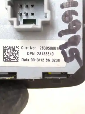 Pezzo di ricambio per auto di seconda mano interruttore per renault scénic iii (jz0/1_) 1.6 dci (jz00, jz12) riferimenti oem iam 28188810  