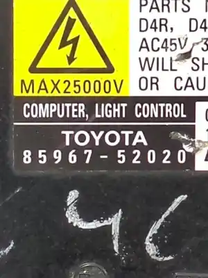 Peça sobressalente para automóvel em segunda mão balastro de xenon por toyota auris (_e15_) 2.0 d-4d (ade150_) referências oem iam 8596752020  