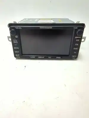 Peça sobressalente para automóvel em segunda mão sistema de áudio / rádio cd por toyota auris (_e15_) 1.8 hybrid (zwe150_) referências oem iam 8612064010ex b50915656a