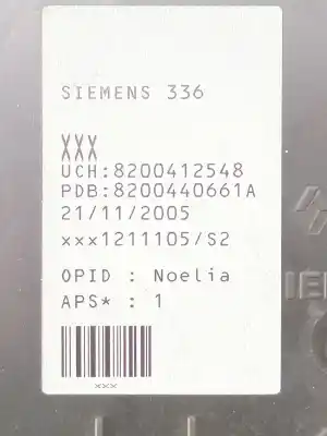 Second-hand car spare part fuse box unit for renault megane ii (bm0/1_, cm0/1_) 1.9 dci oem iam references 8200412548  