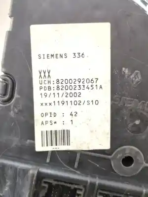 Pezzo di ricambio per auto di seconda mano scatola relè/fusibili per renault megane ii (bm0/1_, cm0/1_) 1.4 16v (bm0b cm0b) riferimenti oem iam 8200292067  