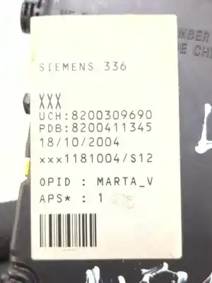 Peça sobressalente para automóvel em segunda mão caixa de fusíveis e relés por renault megane ii (bm0/1_, cm0/1_) 1.9 dci referências oem iam 8200309690 8200411345  