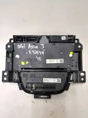 Pièce détachée automobile d'occasion commande de climatisation / chauffage pour opel astra j (p10) 1.7 cdti (68) références oem iam 13337220 13337697  