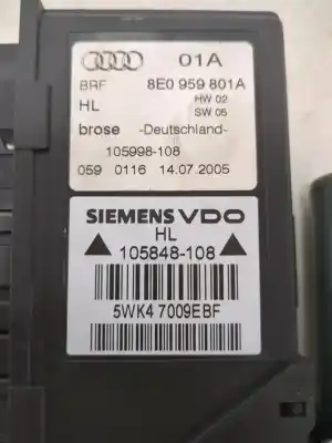 Автозапчасти б/у мотор переднего левого стекла за audi a4 b7 avant (8ed) 3.0 tdi quattro ссылки oem iam 0130821767  