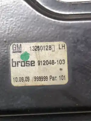 Автозапчастина б/у регулятор вікна передній лівий для opel astra j (p10) 1.7 cdti (68) посилання на oem iam 13260128 13302456  