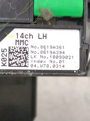 Pièce détachée automobile d'occasion commutateur multifonctions pour mitsubishi mirage / space star vi fastback (a0_a) 1.2 (a03a) références oem iam 8619a361 8600a495  