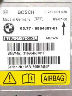 Peça sobressalente para automóvel em segunda mão centralina de airbag por bmw 3 (e90) 320 d referências oem iam 0285001530  