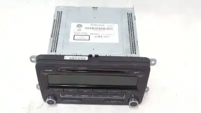 Second-hand car spare part audio system / radio cd for vw golf vi descapotable (517) 1.2 tsi 16v oem iam references 1k0035186an  