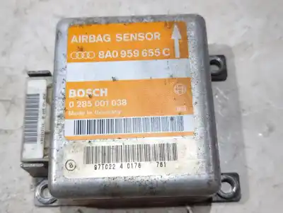 Автозапчастина б/у блок управління подушками безпеки для audi a3 (8l) (09.1996->) 1.9 tdi ambiente [1.9 ltr. - 74 kw tdi] посилання на oem iam 0285001038  