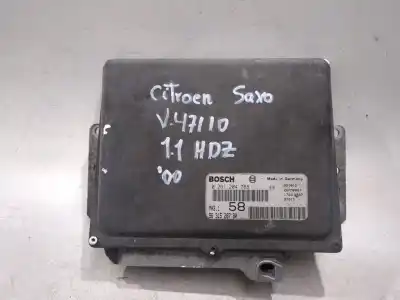 Peça sobressalente para automóvel em segunda mão centralina da bomba de injeção por citroen saxo (s0, s1) 1.1 x, sx referências oem iam 0261204788 9631528780