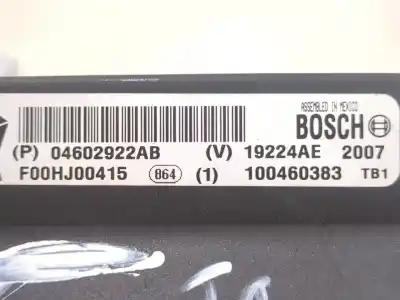 Автозапчасти б/у электронный модуль за chrysler sebring (js) 2.4 vvt ссылки oem iam 19224ae f00hj00415  